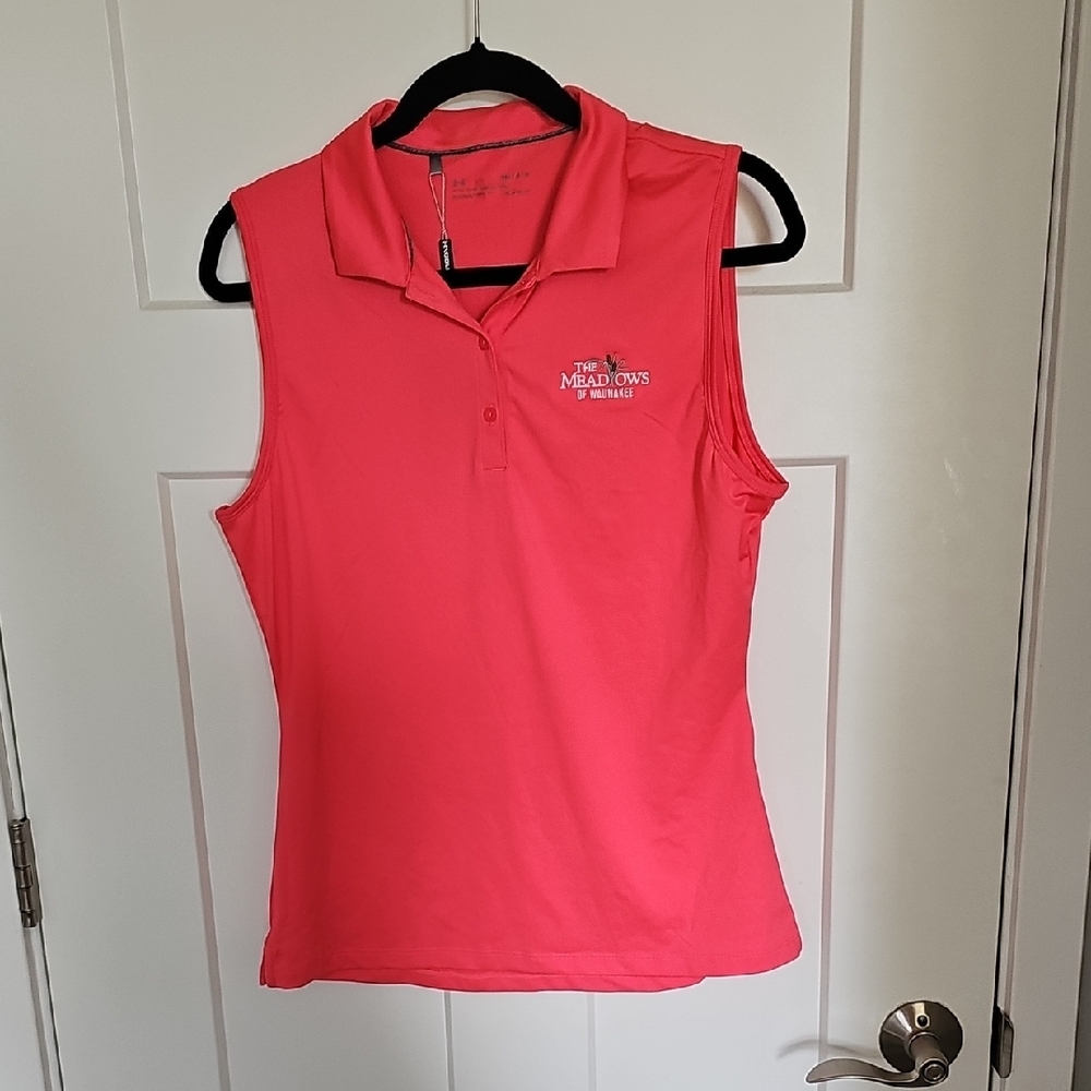 Under Armour Women's Coral Sleeveless Polo- The Meadows